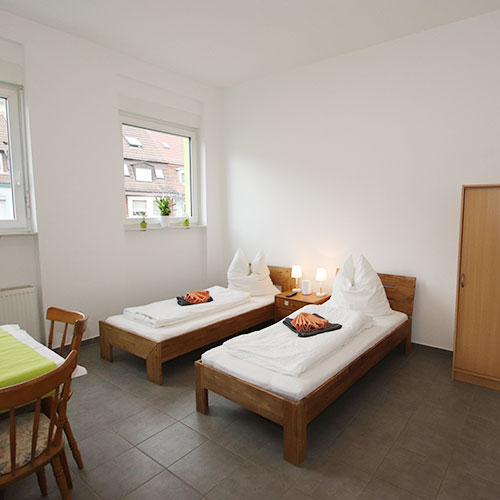 Zu unserem Appartement in Aschaffenburg, Würzburger Straße (Hofgarten)