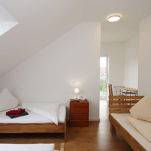 Zu unserem Appartement in Aschaffenburg in der Beckerstraße